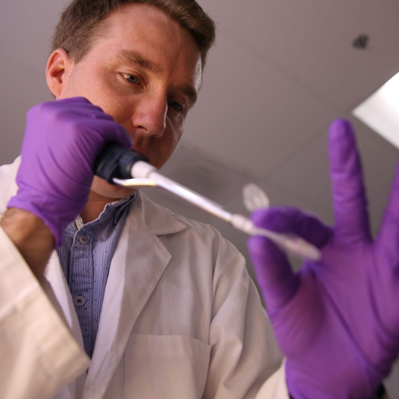 Pipetting at the bench